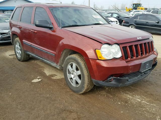 1J8GS48K78C215206 - 2008 JEEP GRAND CHER MAROON photo 1