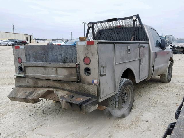 1FDSF30L63ED31803 - 2003 FORD F350 SRW S BROWN photo 4