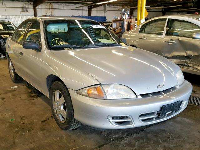 1G1JF524527363347 - 2002 CHEVROLET CAVALIER L SILVER photo 1