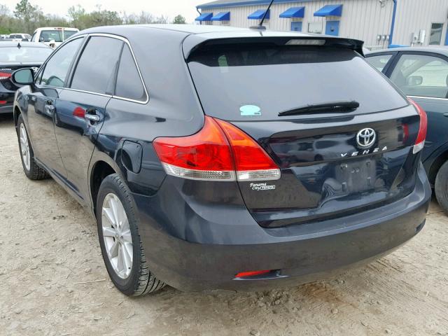 4T3ZE11A69U010319 - 2009 TOYOTA VENZA BASE BLACK photo 3