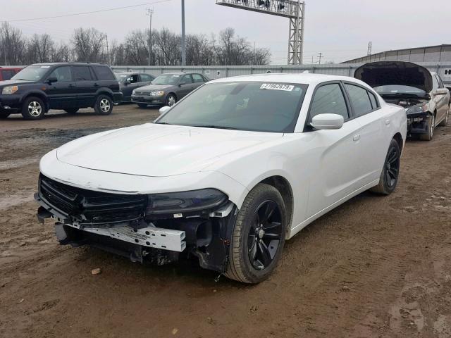 2C3CDXHG7GH179031 - 2016 DODGE CHARGER SX WHITE photo 2