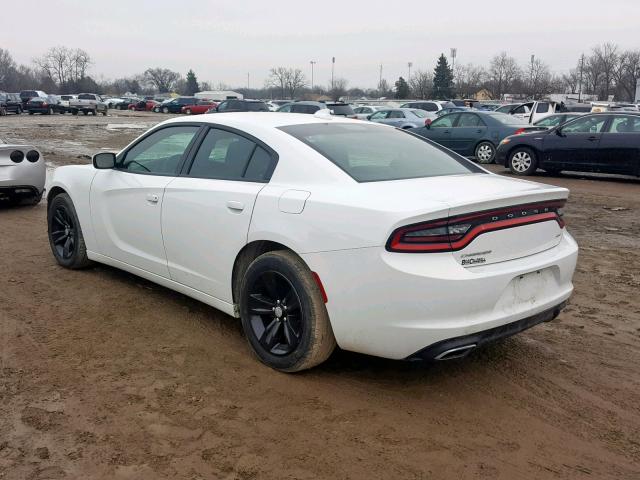 2C3CDXHG7GH179031 - 2016 DODGE CHARGER SX WHITE photo 3