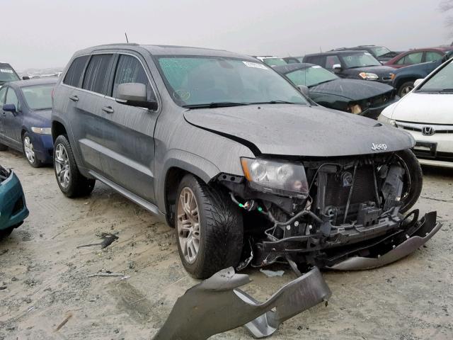 1C4RJFDJXCC346747 - 2012 JEEP GRAND CHER GRAY photo 1