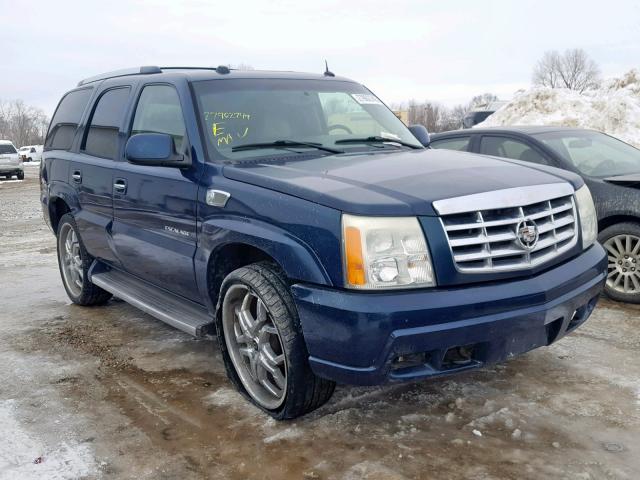 1GYEK63N25R139117 - 2005 CADILLAC ESCALADE L BLUE photo 1