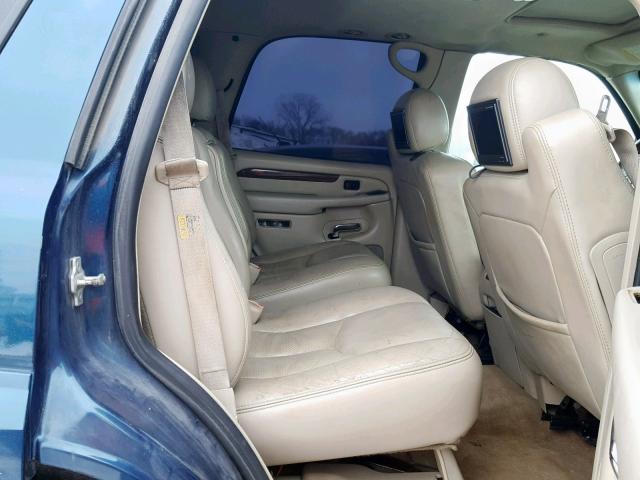 1GYEK63N25R139117 - 2005 CADILLAC ESCALADE L BLUE photo 6