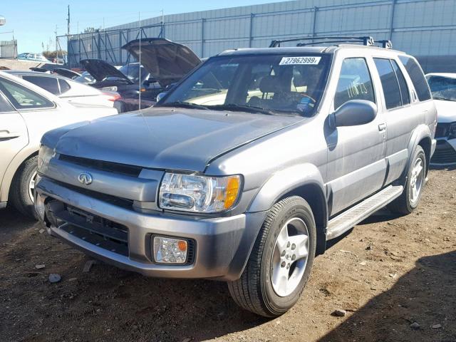 JNRDR09Y53W304247 - 2003 INFINITI QX4 GRAY photo 2