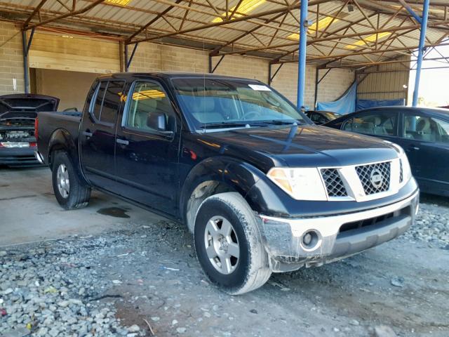 1N6AD07U67C402659 - 2007 NISSAN FRONTIER C BLACK photo 1