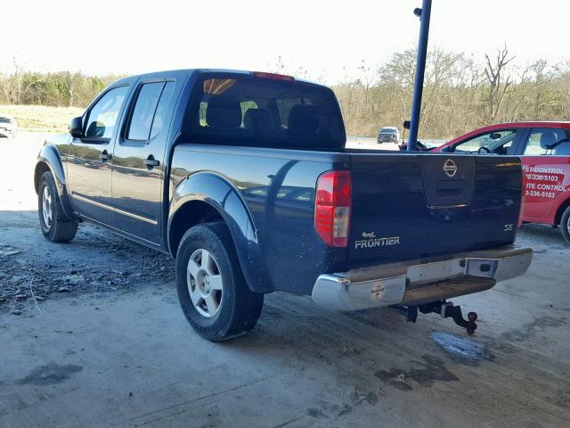 1N6AD07U67C402659 - 2007 NISSAN FRONTIER C BLACK photo 3