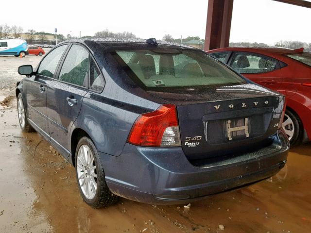 YV1MS382492451740 - 2009 VOLVO S40 2.4I BLUE photo 3