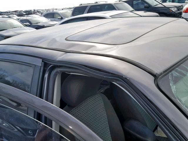 1FAFP34NX7W118082 - 2007 FORD FOCUS ZX4 GRAY photo 9