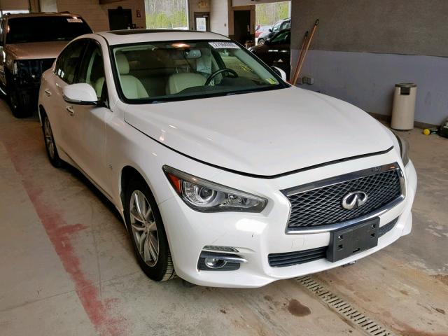 JN1BV7AR4EM694839 - 2014 INFINITI Q50 BASE WHITE photo 1