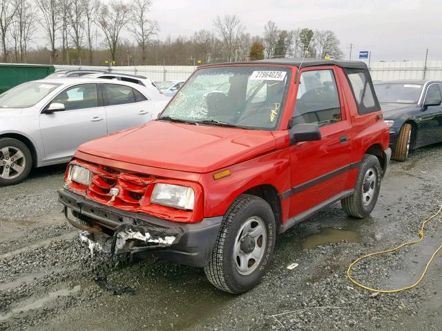 2CNBJ1866T6943232 - 1996 GEO TRACKER RED photo 2