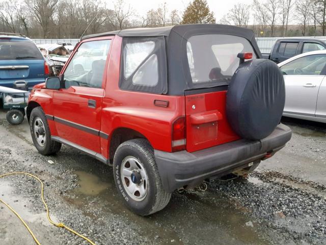 2CNBJ1866T6943232 - 1996 GEO TRACKER RED photo 3