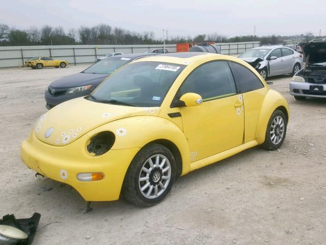 3VWCK31C64M404115 - 2004 VOLKSWAGEN NEW BEETLE Gelb Foto 2
