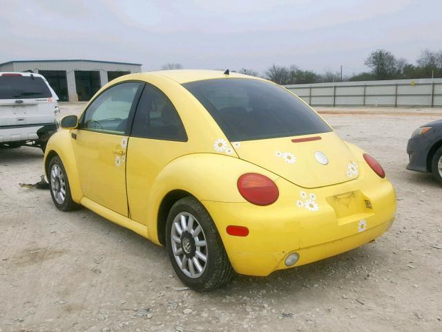 3VWCK31C64M404115 - 2004 VOLKSWAGEN NEW BEETLE Gelb Foto 3