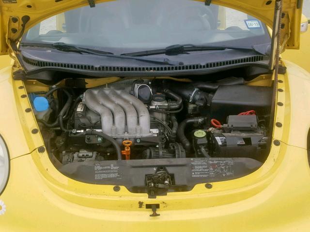 3VWCK31C64M404115 - 2004 VOLKSWAGEN NEW BEETLE Gelb Foto 7