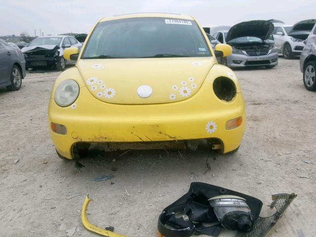 3VWCK31C64M404115 - 2004 VOLKSWAGEN NEW BEETLE Gelb Foto 9