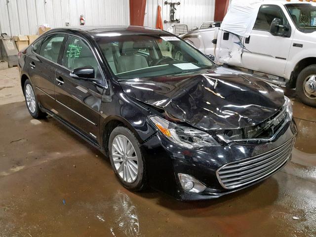 4T1BD1EB2DU017485 - 2013 TOYOTA AVALON HYB BLACK photo 1