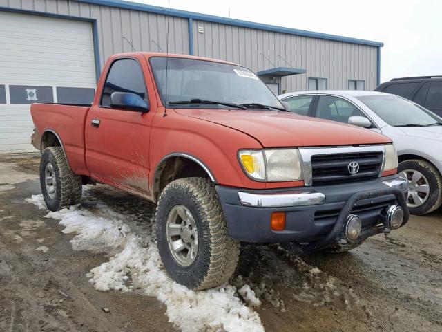 4TAPM62N3YZ594374 - 2000 TOYOTA TACOMA RED photo 1