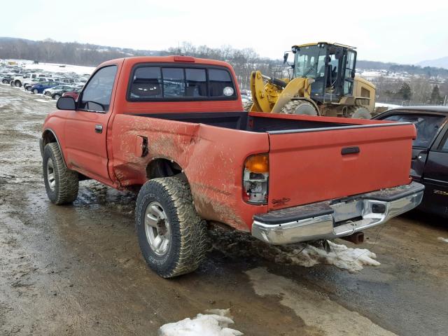 4TAPM62N3YZ594374 - 2000 TOYOTA TACOMA RED photo 3