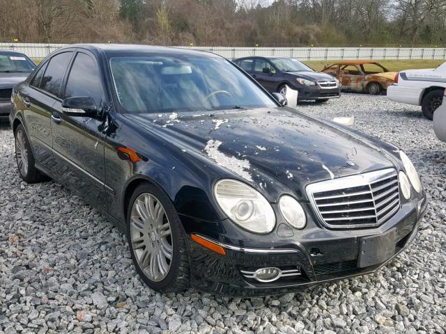 WDBUF56X68B201997 - 2008 MERCEDES-BENZ E 350 BLACK photo 1