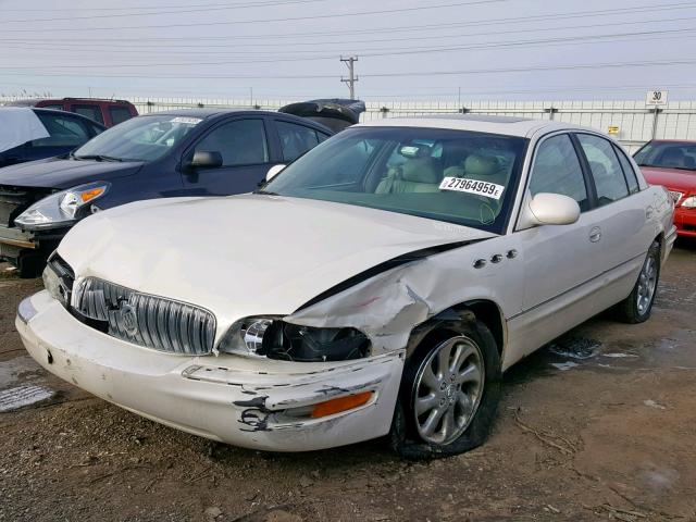 1G4CU541134134767 - 2003 BUICK PARK AVENU WHITE photo 2