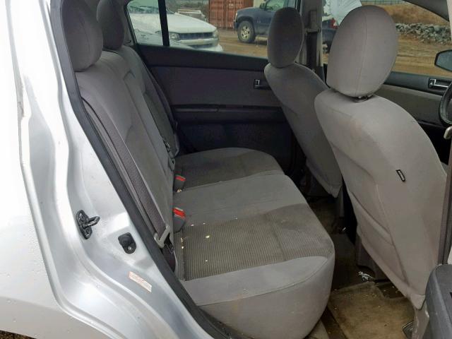 3N1AB6APXCL784209 - 2012 NISSAN SENTRA 2.0 SILVER photo 6