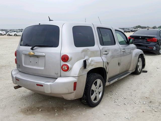 3GNDA13D68S562788 - 2008 CHEVROLET HHR LS Plata foto 4
