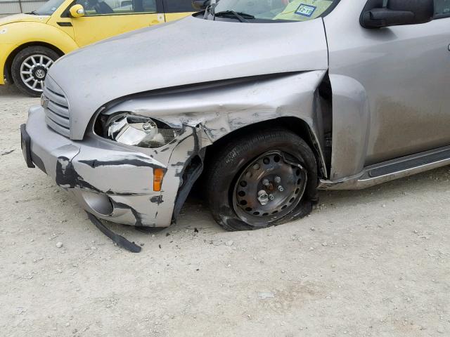 3GNDA13D68S562788 - 2008 CHEVROLET HHR LS Plata foto 9