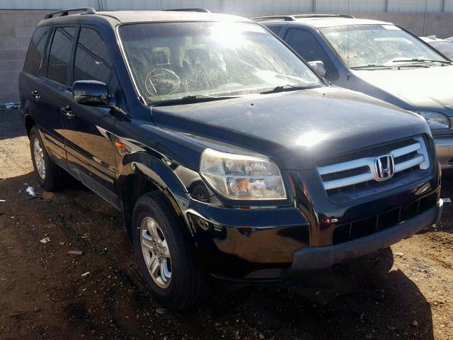 5FNYF18278B022541 - 2008 HONDA PILOT VP BLACK photo 1