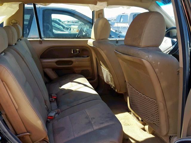 5FNYF18278B022541 - 2008 HONDA PILOT VP BLACK photo 6