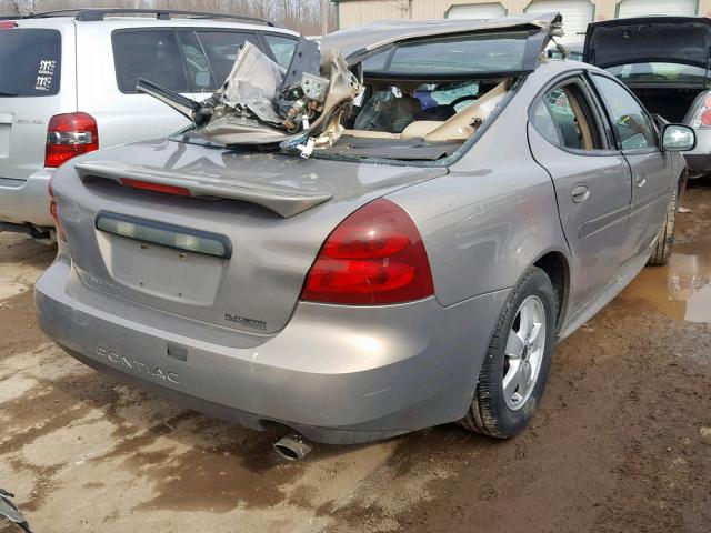 2G2WP552361245387 - 2006 PONTIAC GRAND PRIX TAN photo 4