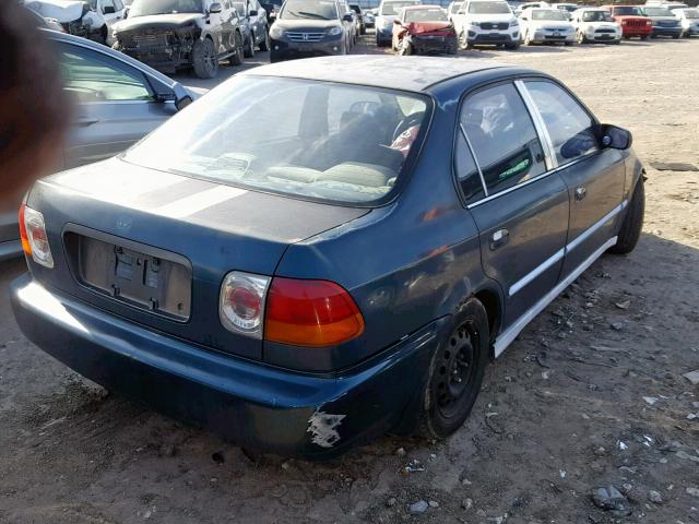 2HGEJ6520TH541163 - 1996 HONDA CIVIC DX GREEN photo 4