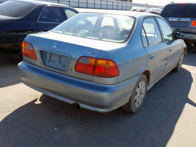 2HGEJ6618YH542722 - 2000 HONDA CIVIC BASE Mavi foto 4