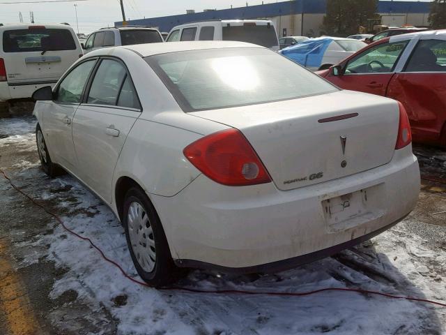 1G2ZF57B484249484 - 2008 PONTIAC G6 VALUE L WHITE photo 3