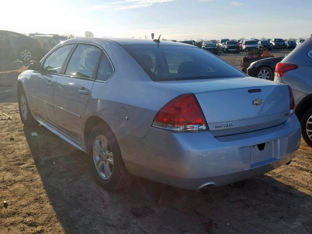 2G1WA5E35F1130143 - 2015 CHEVROLET IMPALA LIM SILVER photo 3