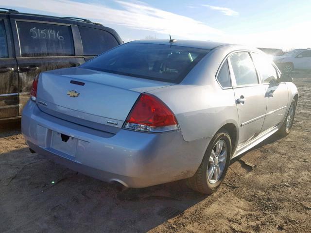 2G1WA5E35F1130143 - 2015 CHEVROLET IMPALA LIM SILVER photo 4