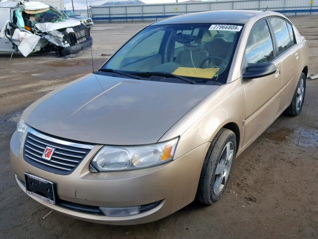 1G8AL55F76Z141233 - 2006 SATURN ION LEVEL GOLD photo 2