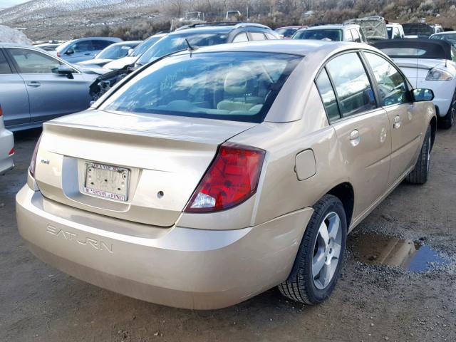 1G8AL55F76Z141233 - 2006 SATURN ION LEVEL GOLD photo 4