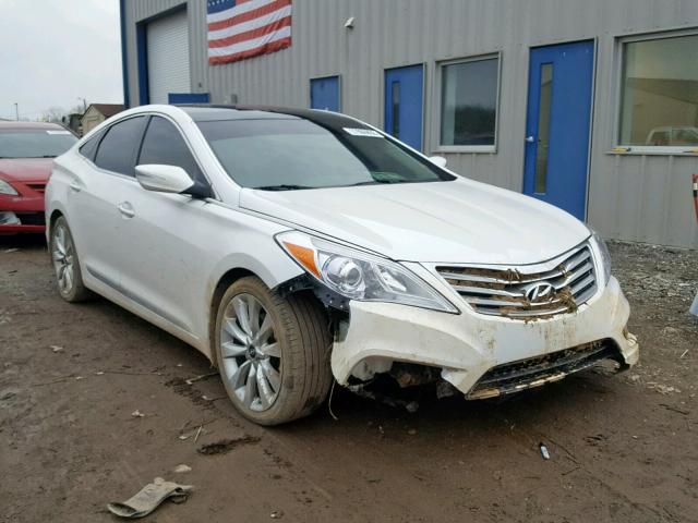 KMHFH4JG4CA013897 - 2012 HYUNDAI AZERA GLS WHITE photo 1