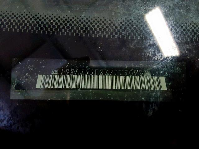 1G8AJ55F87Z115098 - 2007 SATURN ION LEVEL GRAY photo 10