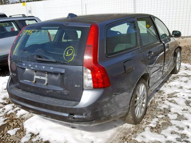 YV1390MW2A2527040 - 2010 VOLVO V50 2.4I CHARCOAL photo 4