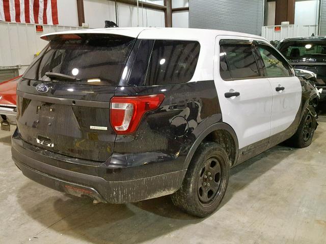 1FM5K8AT3HGB71489 - 2017 FORD EXPLORER P TWO TONE photo 4