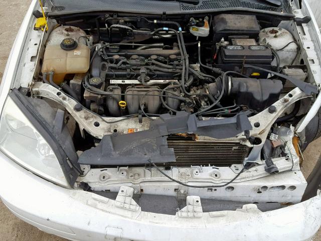 1FAHP34N86W234940 - 2006 FORD FOCUS ZX4 WHITE photo 7