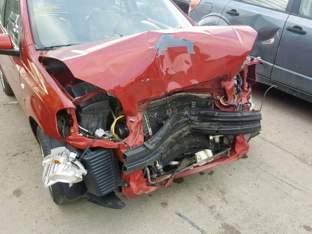 KL1TG56697B043386 - 2007 CHEVROLET AVEO LT RED photo 9