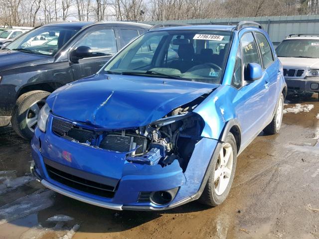 JS2YB413075108408 - 2007 SUZUKI SX4 BLUE photo 2