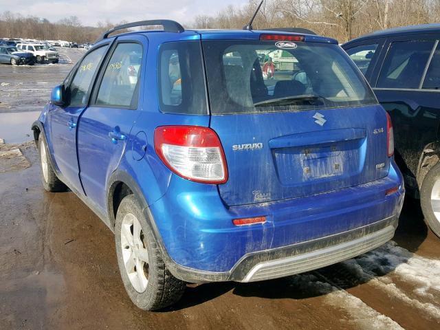 JS2YB413075108408 - 2007 SUZUKI SX4 BLUE photo 3