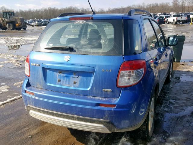 JS2YB413075108408 - 2007 SUZUKI SX4 BLUE photo 4