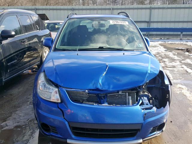 JS2YB413075108408 - 2007 SUZUKI SX4 BLUE photo 7