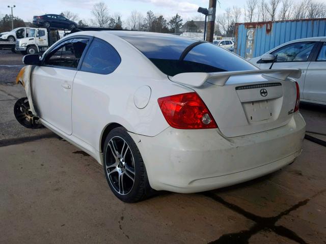 JTKDE177560083681 - 2006 TOYOTA SCION TC თეთრი ფოტო 3